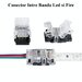 CONECTOR BANDA LED & RGB 10MM / 3 PINI - 3 FIRE